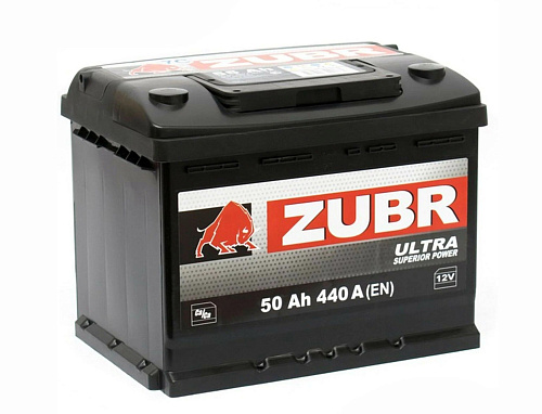  Аккумулятор ZUBR Ultra 50Ah (п.п.) (д207ш175в190EN)