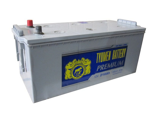 Аккумулятор Тюмень PREMIUM  6СТ - 210 L рос [д518ш228в236/1360]
