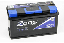 /Аккумулятор ZORG  100 А/ч ОБР 353x175x190 EN800