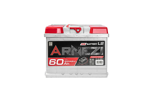 Аккумулятор ARNEZI DIN SMF 60 А/ч прямой L+242x175x190 L2 EN 600 А
