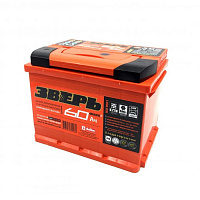 /Аккумулятор Зверь 60 а/ч прямая L+ EN 650A 242x175x190