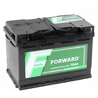 Аккумулятор FORWARD Green 6СТ- 75 VL (п.п.) [д276ш175в190/750] 