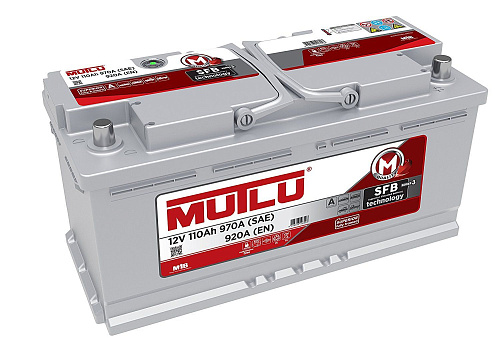 Аккумулятор MUTLU SFB 110 А/ч ОБР SMF61045 394x175x190 EN920
