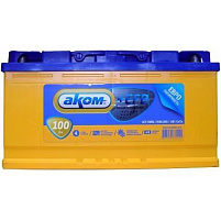 Аккумулятор АКОМ +EFB 100 А/ч ОБР 353x175x190 EN930