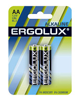 /Батарейки ERGOLUX LR6 BL-2 11747 АА 1.5В компл. 2шт. ERGOLUX LR6BL-2