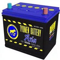 Аккумулятор Тюмень АЗИЯ 6СТ - 60 L (о.п) ниж.креп. [д231ш173в223/520]