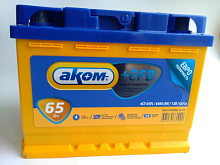 Аккумулятор АКОМ +EFB 65 А/ч обратная R+ EN 650A 242x175x190 6CT-65.0