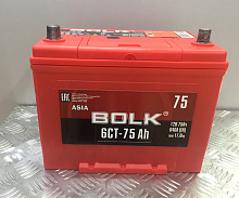 Аккумулятор BOLK ASIA 75 А/ч о.п 258x173x220 EN640 BOLK АВJ 751