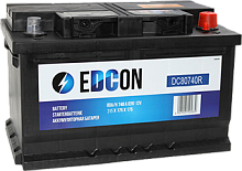 Аккумуляторная батарея Edcon 80Ah 740A + справа 315х175х175 B13