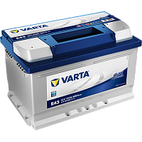 Аккумуляторная батарея  VARTA BD 72 А/ч  обратная R+ EN 680A 278x175x175 E43 