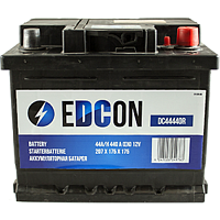 Аккумуляторная батарея Edcon 44Ah 440A + справа 207х175х175 B13