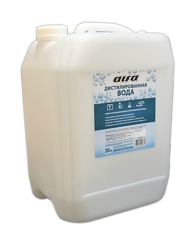 /Вода дистиллированная 20 литров ALFA ГеленаХимАвто WA21871