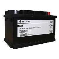 Аккумуляторная батарея  GM STANDARD 65 А/ч обратная R+ EN 640A 278x175x175 95527531