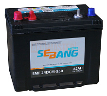 Аккумулятор SEBANG MARINE 6СТ- 82 (п.п.) (гл. разряд+старт) [д260ш175в225/550]