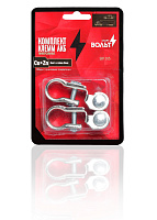 Клемма АКБ СтартВольт медь оцинк.болт и гайка М8 2шт. SBT015