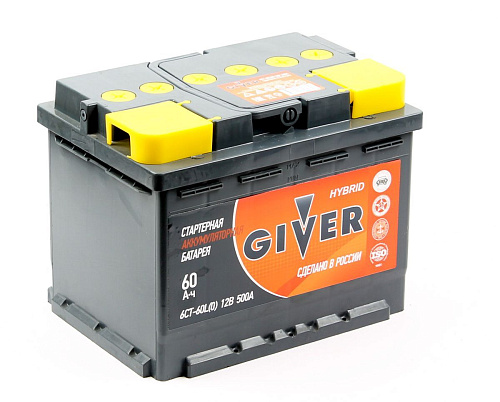 /Аккумулятор GIVER HYBRID 6СТ-60.1