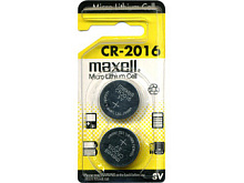 /Батарейка литиевая Maxell Micro Lithium Cell CR2016 BL-1 (BL-5) дисковая специальная 3В 1шт