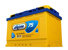 Аккумулятор АКОМ 75 А/ч обратная R+ EN 700A 278x175x190 6CT-75.0 LA