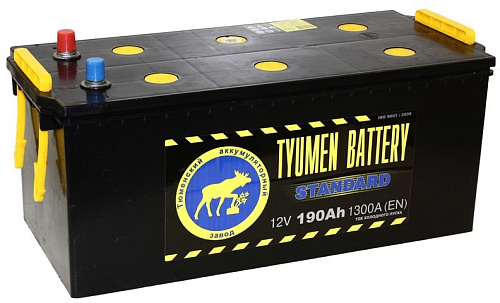 Аккумулятор Тюмень STANDARD 6СТ -190 L конус евро.[д518ш228в240/1300] 
