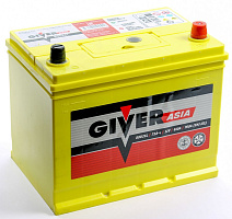 Аккумулятор GIVER ASIA 6CT-75.0 VL3 (80D26L)