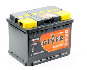 /Аккумулятор GIVER HYBRID 6СТ-60.1