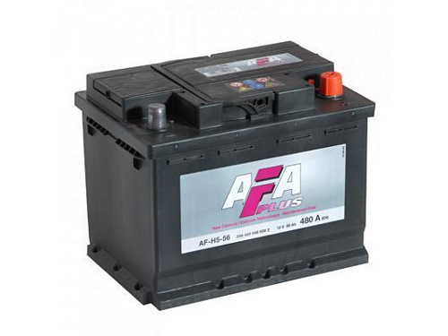 Аккумулятор AFA PLUS 56 а/ч 556 400 048 обратная R+ EN 480A 242x175x190 AF-H5-56