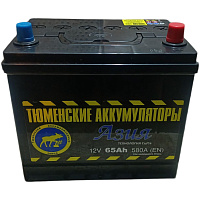 Аккумулятор  Тюмень АЗИЯ 6СТ - 65 L (о.п) ниж.креп. [д231ш173в223/520]