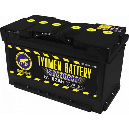 Аккумулятор Тюмень STANDARD 6СТ -  82 L (о.п) низ. Ca/Ca [д313ш175в175/720]   [LB4]