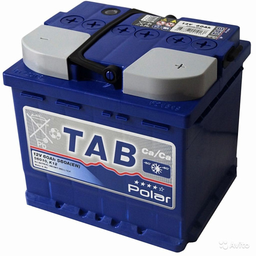 /Аккумулятор TAB POLAR 6СТ-60.0 UNI                    