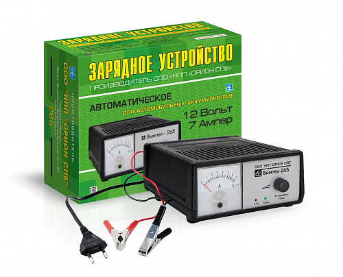 Зарядное устройство Вымпел -265 (автомат,0-7А,12В,стрелочный амперм)