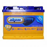 Аккумулятор АКОМ +EFB 60 А/ч прямая L+ EN 560A 242x175x190 6CT-60.1