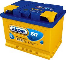 Аккумулятор АКОМ 60 А/ч обратная R+ EN 520A 242x175x190 6CT-60.0 LA