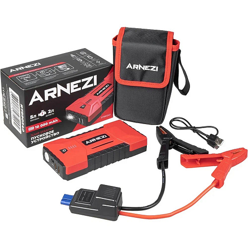 Портативное пусковое устройство (бустер) JS-1500, 10000 мАч ARNEZI R7990240