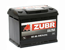  Аккумулятор ZUBR Ultra 50Ah (п.п.) (д207ш175в190EN)
