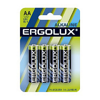 /Батарейки ERGOLUX LR6 BL-4 11748 АА 1.5В компл. 4шт. ERGOLUX LR6BL-4