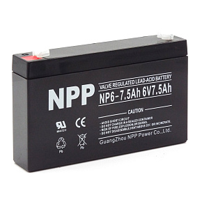 Аккумуляторная батарея NP 6-7.5Ah, Вьетнам