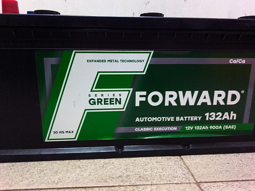 Аккумулятор FORWARD Green 6СТ-132 VL (рос) [д511ш189в218/850EN/900SAE] [A]