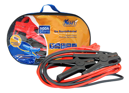 Провода прикуривания 500А , шт  KT880003 KRAFT  KT880003