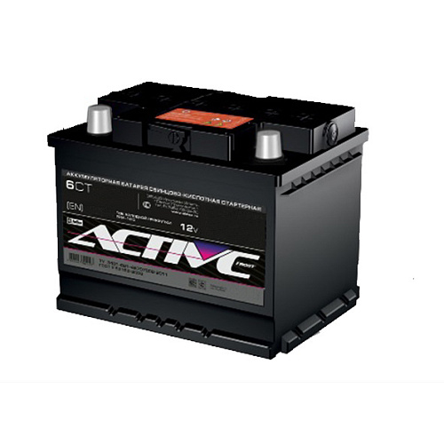 Аккумулятор ACTIVE FROST AF 6СТ-  66 VLЗ (о.п) [д278ш175в190/510]   [L3] 
