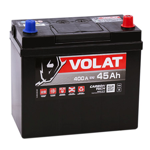 Аккумулятор VOLAT Prime ASIA 6СТ- 45 (о.п.) (55B24L) тонк.кл. [д238ш129в227/400EN] [B24] Беларусь