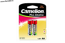 батарейка алкалиновая тип АА 1.5в 2шт Camelion Plus Alkaline LR6-BP2